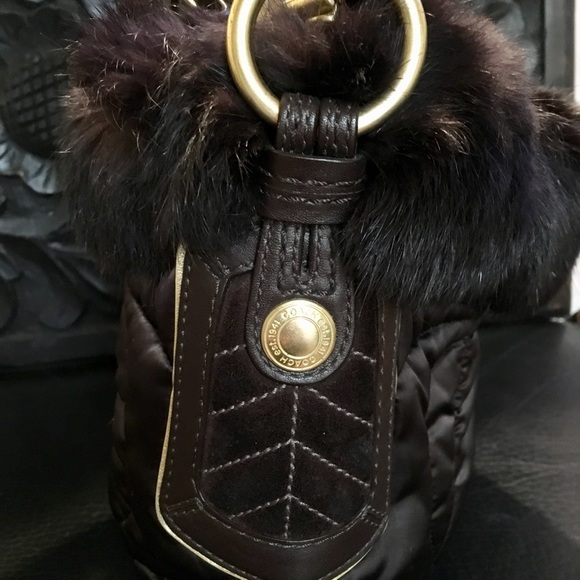Coach Bags Coach Furtrimmed Shoulder Bag Poshmark
